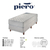 Sommier Y Colchon Piero Foam 100 X 190 Espuma Alta Densidad - comprar online