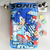 Acolchado Sonic Infantil Piñata 1 1/2 Plaza Reversible - comprar online