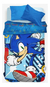 Acolchado Sonic Infantil Piñata 1 1/2 Plaza Reversible
