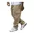 Calça Cargo Larga Sarja Masculina Skate Bolso Fechamento Cordão - loja online