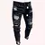 Imagem do Calça jeans rasgada estilo jogador