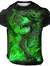 Camiseta vintage grande com estampa 3D masculina, Dragon Graphics, Moda de rua, - loja online