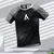 Verão esportes masculinos corrida camiseta bloco de cor esportes ao ar livre tr na internet