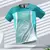 Imagem do Verão esportes masculinos corrida camiseta bloco de cor esportes ao ar livre tr