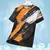 Imagem do Camiseta masculina corrida esportes camiseta multi cor retalhos impresso camiset
