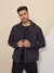 Imagem do Jaqueta Masculina Jeans Preto Qualidade Premium com Bolso Manga Longa Estiloso B