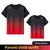 camiseta juvenil moda de secagem rápida de manga curta