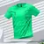 Verão esportes masculinos corrida camiseta bloco de cor esportes ao ar livre tr na internet