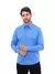Camisa Social Masculina Premium Tipo Linho Azul - loja online