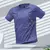 Verão esportes masculinos corrida camiseta bloco de cor esportes ao ar livre tr - loja online