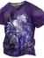 Camiseta vintage grande com estampa 3D masculina, Dragon Graphics, Moda de rua, - loja online