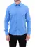 Camisa Social Masculina Premium Tipo Linho Azul - MAVEN