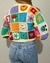 Casaco de crochê Happy - The Donna Store