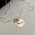 COLAR PERSONALIZADO MEDALHA REDONDA P e M - GAB ACESSORIOS 