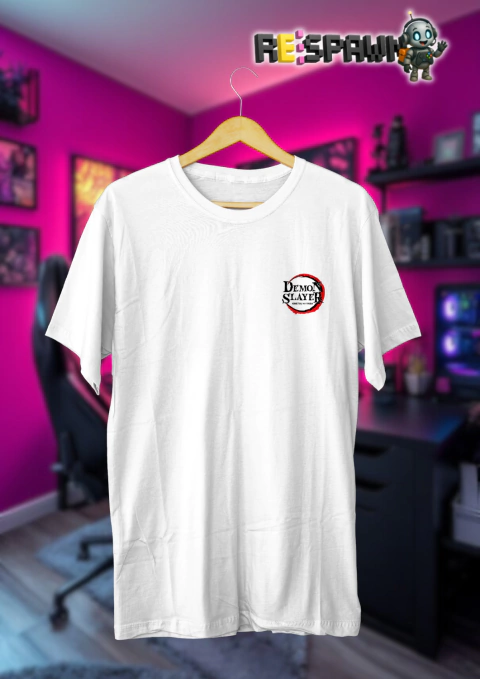 Coleção Demon Slayer - Camisetas 100% algodão Premium