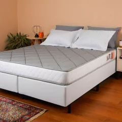 Colchão Casal Espuma D33 A Vácuo Ortopédica Certificada 138x188x17cm - na internet