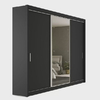 Guarda-Roupa Casal com Espelho 3 Portas 4 Gavetas 188,5cm Viena