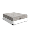 Cama Box Casal + Colchão De Molas Ensacadas - AirTech SpringPocket 138x188x65cm Branco