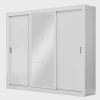 Guarda Roupa 3 Portas 4 Gavetas Com Espelho Serenity