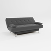 Sofá Cama 1,80m Isis Suede Cinza