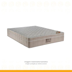 Cama Box Casal + Colchão de Molas Ensacadas Ortobom Airtech Bege 138cm - Suporta até 150 Kg Por Pessoa na internet