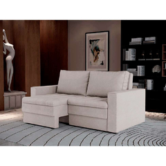 Sofá 3 Lugares Retrátil Berna Linho Cru 180 cm - loja online