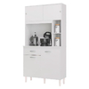Armário para Cozinha Kit Duda 90 cm Branco