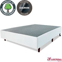 Cama Box Casal Colchão Molas Ensacadas com Pillow Top Extra Conforto 138x188x72cm - Premium Sleep - comprar online