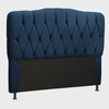 Cabeceira Estofada Eduarda Casal Queen Size 160 cm para Cama Box