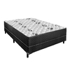 Cama Box Casal Conjugada Unyco D28 Ortopédico Floral e Preta