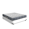 Cama Box Casal + Colchão Ortopédico D33 - Iso 100 138x188x53cm Branco