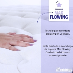 Imagem do Cama Box Casal Colchão Molas Ensacadas com Pillow Top Extra Conforto 138x188x72cm - Premium Sleep