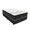 Cama Box Casal Colchão Molas Ensacadas Miami Gazin 138x188x70cm Branco/Preto - Suporta até 120kg por pessoa