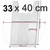 Bolsa Camiseta 33x40 Blanca - comprar en línea