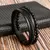 Pulseira Masculina Olho de Tigre em Couro – Moda Clássica com Contas Naturais - loja online