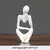 Areia Cor O Pensador Abstrato Estátuas Esculturas Yoga Estatueta Nordic Sala Ho - loja online