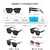 Ruiao retro preto milionário tons de luxo óculos de sol 2024 para homens desig - comprar online