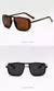 Óculos de sol masculino Punk, Aviator Square, Uv400, Twin-Beam, Novo na internet