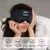 Máscara de dormir com fones de ouvido bluetooth 5.3 para dormir sombra de sono