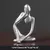 Areia Cor O Pensador Abstrato Estátuas Esculturas Yoga Estatueta Nordic Sala Ho na internet