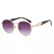Vintage redondo metal óculos de sol feminino nova moda retro óculos de sol fem - Lojas VIP Ofertas