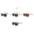 Óculos de sol masculino Punk, Aviator Square, Uv400, Twin-Beam, Novo - loja online