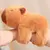 Capivara simulação de pelúcia capibara anime brinquedo fofo bonito capivara b