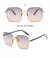 2024 novos óculos de sol feminino sem aro moda lentes gradientes óculos de sol - loja online