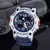 SMAEL-Relógio de pulso impermeável Dual Time Display para homens, relógio esp na internet