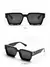 Ruiao retro preto milionário tons de luxo óculos de sol 2024 para homens desig - comprar online