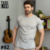 Gris melange remera básica