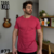 Fucsia remera básica - comprar online