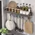 Rack de Condimentos SpiceWall™ – Organização Vertical e Sofisticação para Sua Cozinha - comprar online