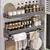 Imagem do Rack de Condimentos SpiceWall™ – Organização Vertical e Sofisticação para Sua Cozinha